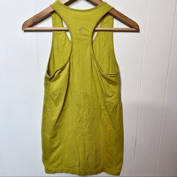 ZYIA Active Tank Seamless Racer Back Top Size Small Chartreuse Green - Picture 5 of 7
